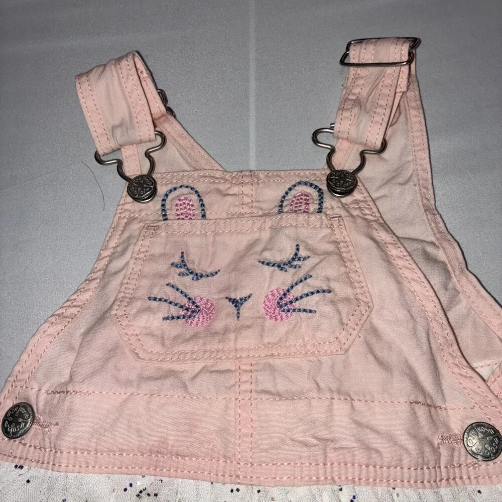 Oshkosh Easter Bunny Romper Tutu Romper Toddler Size 9 Months‎ Pink